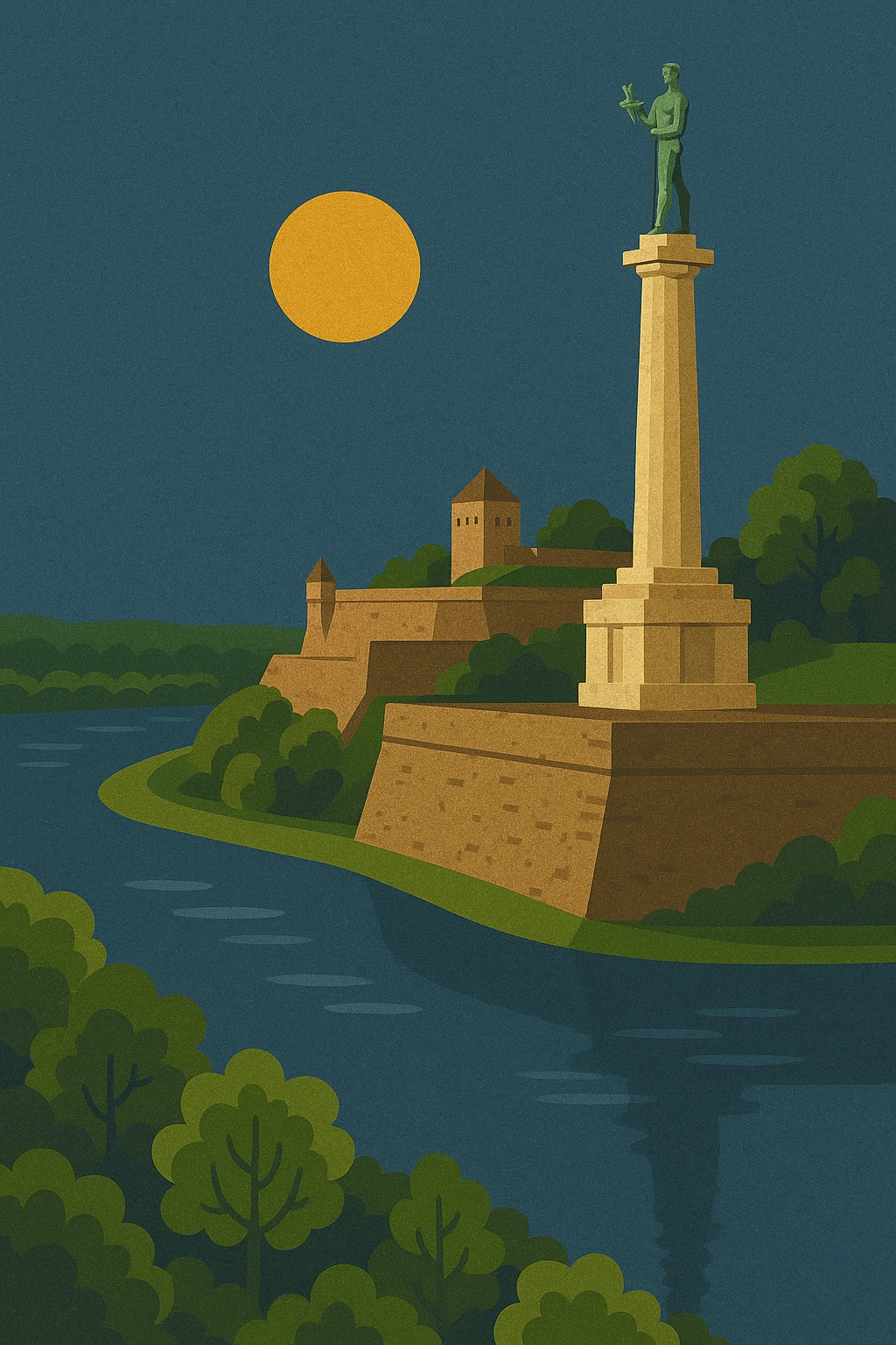 Serbia travel banner