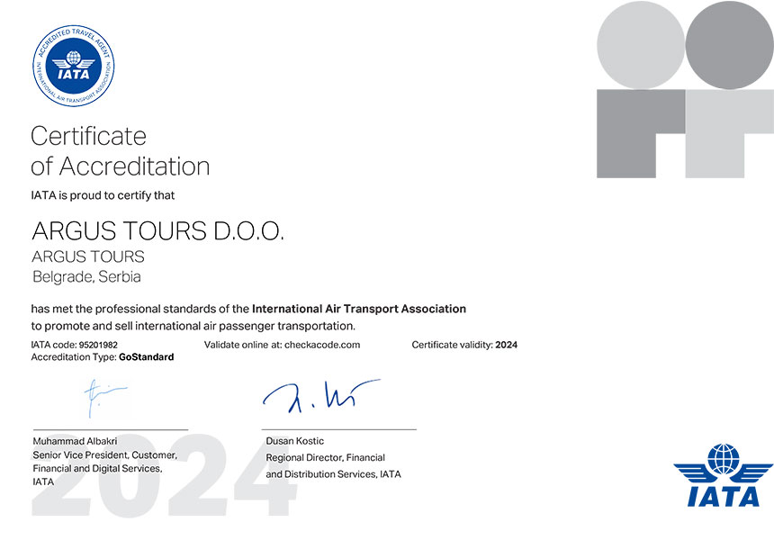 IATA sertifikat